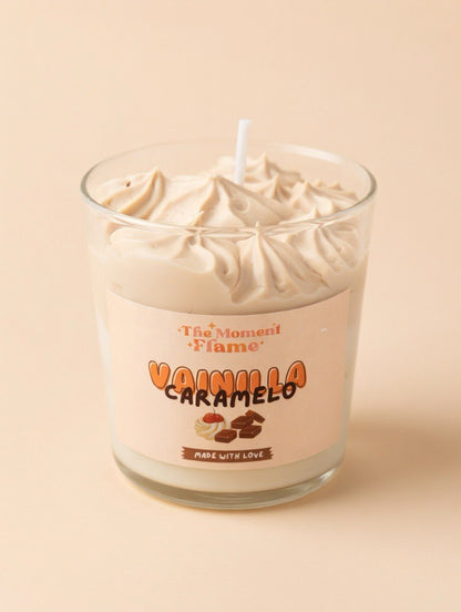 Vainilla y Caramelo - Vela Postre